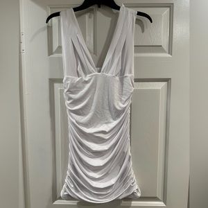 GOBLES Women's Sexy Bodycon Ruched Party Mini Cocktail Dress